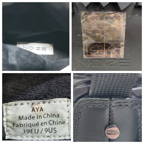 Noize Aya Puffer Boot Mid Calf Black Winter Warm Padded Cozy Quilted Women’s 9 - Picture 14 of 16